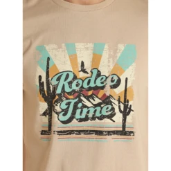 Rock & Roll® Unisex "RODEO TIME" Desert Taupe T-Shirt RRUT21R06D-26 -Ariat Shop RRUT21R06D 26 2