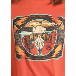 Rock & Roll Cowboy® Unisex Dale Brisby Burnt Orange T-Shirt RRUT21R0J0 -Ariat Shop RRUT21R0J0 2