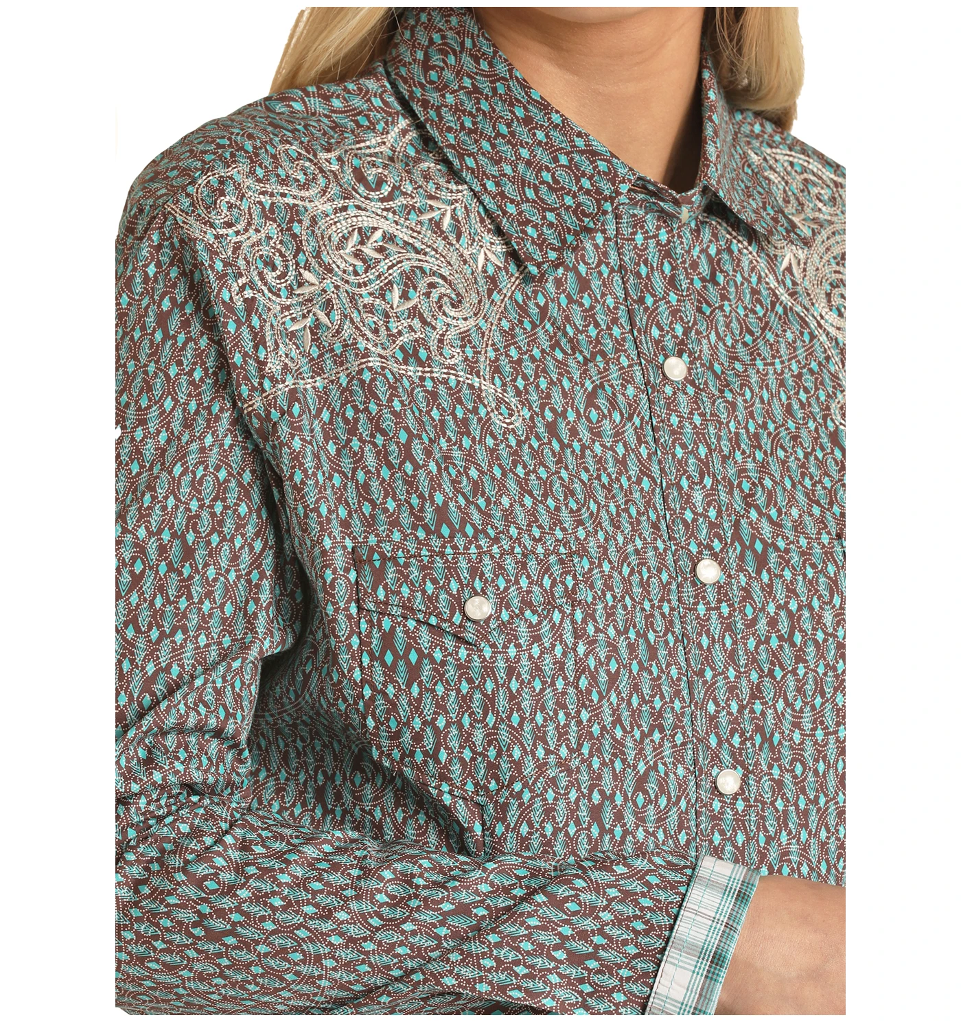 Panhandle® Ladies ONC Paisley Printed Button Down Shirt RSWSOSR0NC Panhandle® Ladies ONC Paisley Printed Button Down Shirt RSWSOSR0NC -Ariat Shop RSWSOSR0NC 1