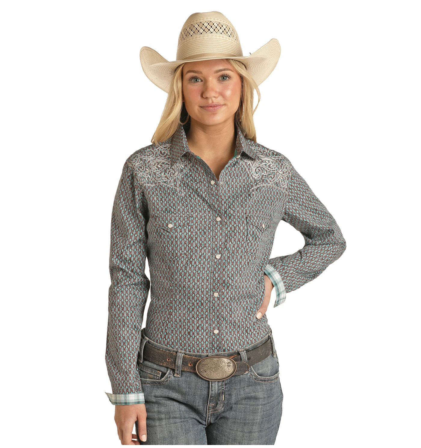 Panhandle® Ladies ONC Paisley Printed Button Down Shirt RSWSOSR0NC Panhandle® Ladies ONC Paisley Printed Button Down Shirt RSWSOSR0NC -Ariat Shop RSWSOSR0NC
