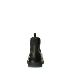 Ariat® Men's 6" Turbo Chelsea Carbon Toe Black Work Boots 10027330 -Ariat Shop S19 MNS WORK Couto 10027330 heel