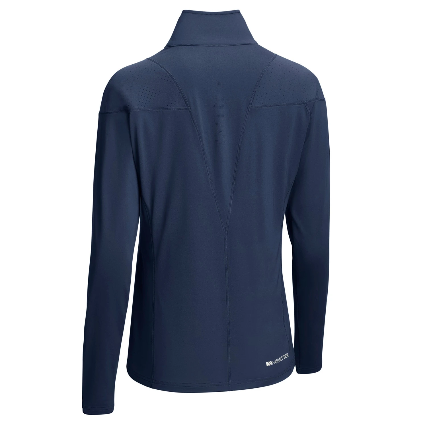 Ariat® Ladies Auburn Baselayer Team Navy 1/4 Zip Top 10034798 Ariat® Ladies Auburn Baselayer Team Navy 1/4 Zip Top 10034798 -Ariat Shop S21 WMS ENGL 10034798 ghost back