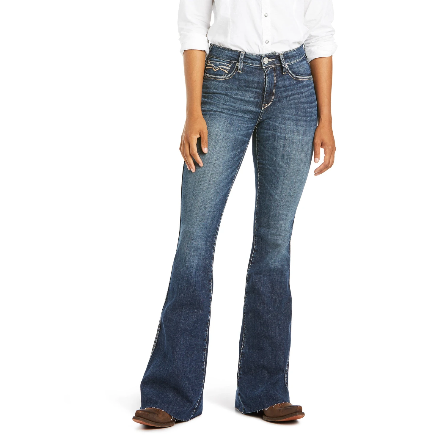 Ariat Ladies REAL Laila High Rise Flare Jeans 10036097 Ariat Ladies REAL Laila High Rise Flare Jeans 10036097 -Ariat Shop S21 WMS WEST 10036097 front