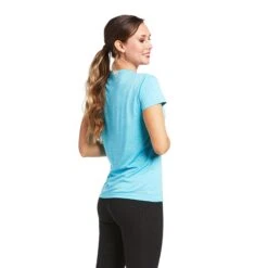 Ariat Ladies Laguna Short Sleeve Bachelor Button Shirt 10039405 -Ariat Shop S22 WMS WEST 10039405 back