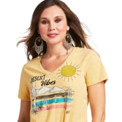 Ariat® Ladies Desert Vibes Symphonic Sunset T-Shirt 10039818 -Ariat Shop S22 WMS WEST 10039818 detail01
