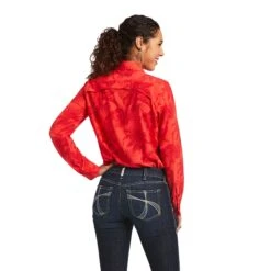 Ariat® Women's VentTEK™ Stretch Island Shadow Floral Print Shirt 10040584 -Ariat Shop S22 WMS WEST 10040584 back