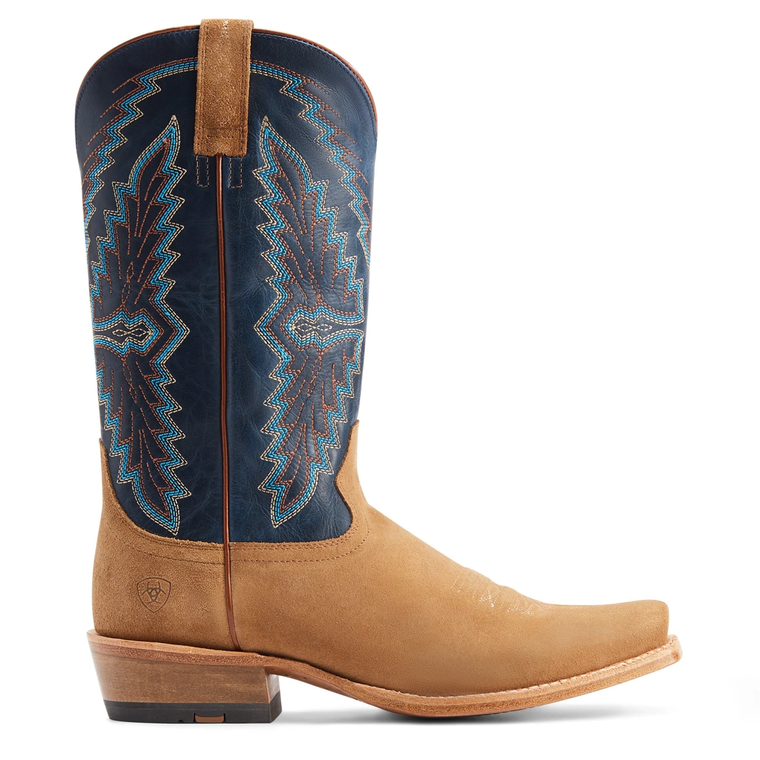 Ariat® Men'sFuturity Showman Dijon Roughout & NavyWestern Boots 10044499 Ariat® Men'sFuturity Showman Dijon Roughout & NavyWestern Boots 10044499 -Ariat Shop S23 MNS WEST 10044499 side11