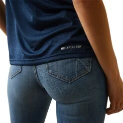 Ariat® Ladies Laguna Navy Eclipse Logo Top 10043610 -Ariat Shop S23 WMS WEST 10043610 detail02