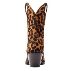 Ariat® Ladies Bandida Leopard Hair On Western Boots 10044393 4 Ariat® Ladies Bandida Leopard Hair On Western Boots 10044393 -Ariat Shop S23 WMS WEST 10044393 heel