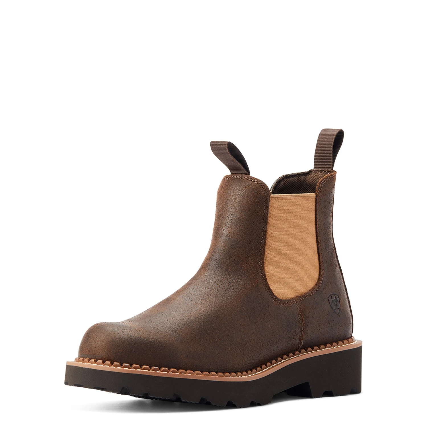 Ariat® Ladies Fatbaby Twin Gore Worn Hickory Western Boots 10044409 Ariat® Ladies Fatbaby Twin Gore Worn Hickory Western Boots 10044409 -Ariat Shop S23 WMS WEST 10044409 3 4 front