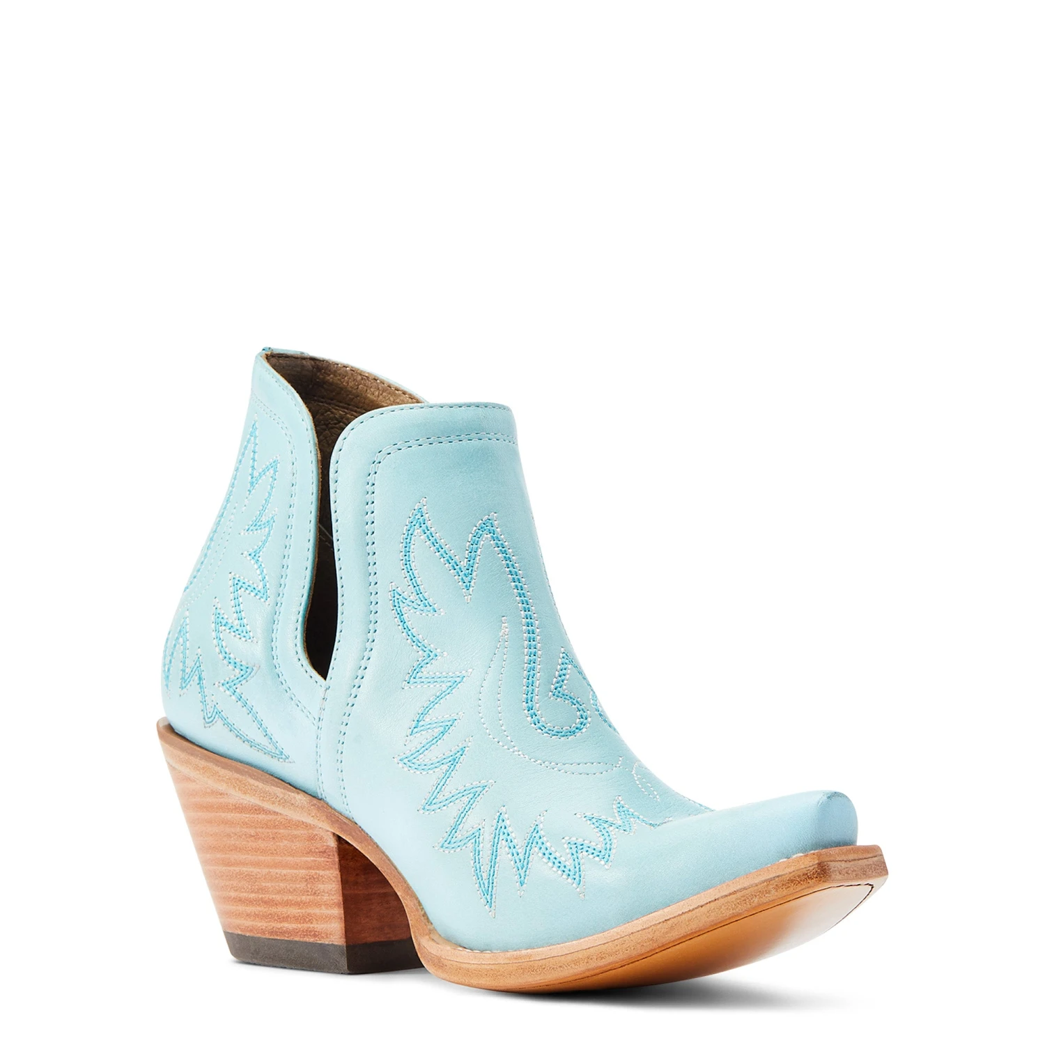 Ariat® Ladies Dixon Tiffany Blue Western Booties 10044482 Ariat® Ladies Dixon Tiffany Blue Western Booties 10044482 -Ariat Shop S23 WMS WEST 10044482 medial