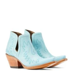 Ariat® Ladies Dixon Tiffany Blue Western Booties 10044482 6 Ariat® Ladies Dixon Tiffany Blue Western Booties 10044482 -Ariat Shop S23 WMS WEST 10044482 pair