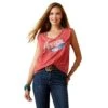 Ariat® Ladies All American Equestrian Red Tank Top 10045003