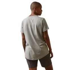 Ariat Ladies Rebar Workman Heather Grey T-Shirt 10043842 2 Ariat Ladies Rebar Workman Heather Grey T-Shirt 10043842 -Ariat Shop S23 WMS WORK 10043842 back