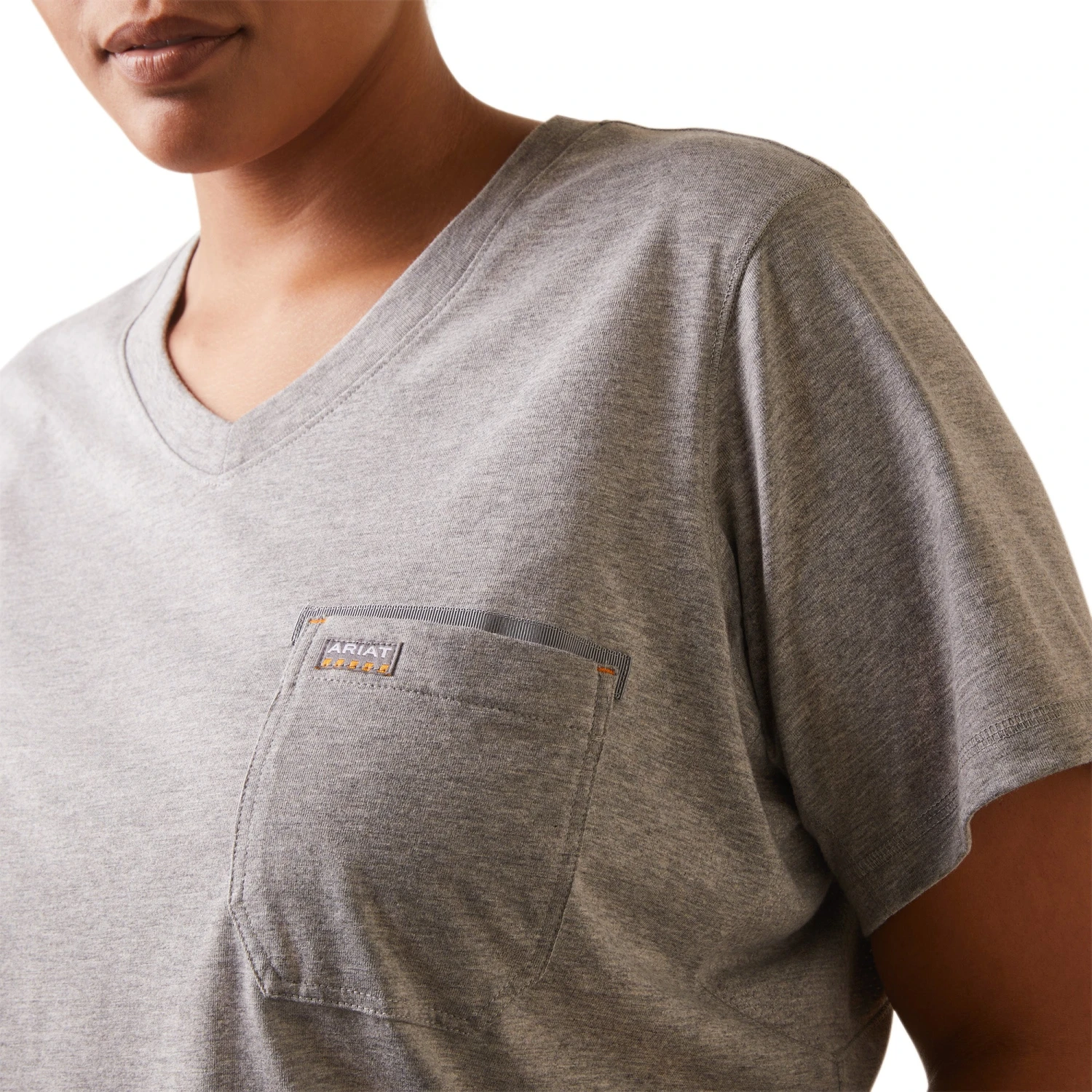 Ariat Ladies Rebar Workman Heather Grey T-Shirt 10043842 Ariat Ladies Rebar Workman Heather Grey T-Shirt 10043842 -Ariat Shop S23 WMS WORK 10043842 detail01 plus