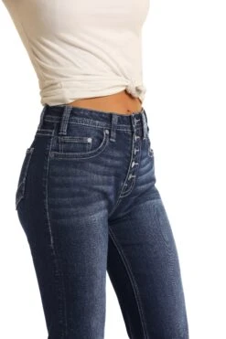 Rock & Roll Denim High Rise Trouser Extra Stretch Jeans W8H4165 -Ariat Shop W8H4165 D min