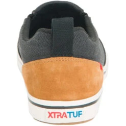 XTRATUF Men's Sharkbyte Canvas Black Deck Shoes XSB-001 -Ariat Shop XSB001 4 EXTRALARGE