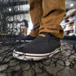 XTRATUF Men's Sharkbyte Canvas Black Deck Shoes XSB-001 -Ariat Shop XSB001 lifestyle EXTRALARGE