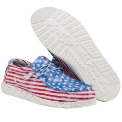Hey Dude Men's Wally Stars N Stripes Shoes 150202699 -Ariat Shop xgdfh